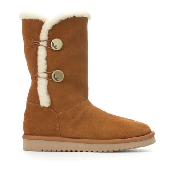 UGG Shoes - UGG Chestnut Kinslei Koolaburra Tall Boots Size 10